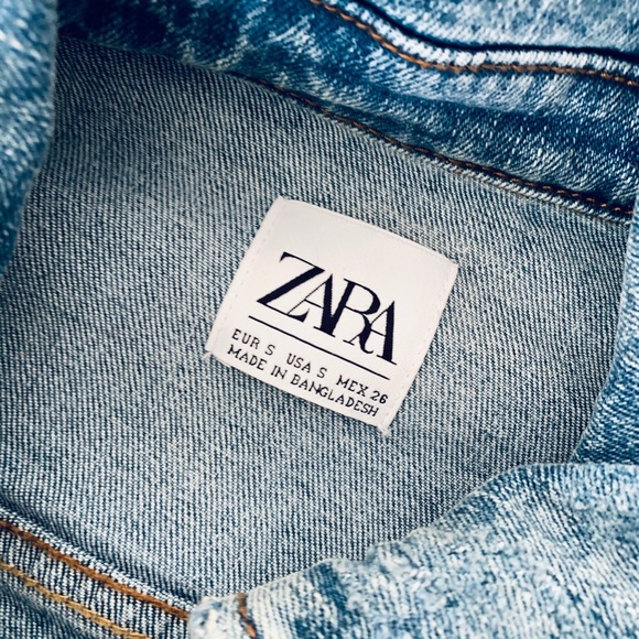 ZARA Jean Denim Jacket - Picture 2 of 6
